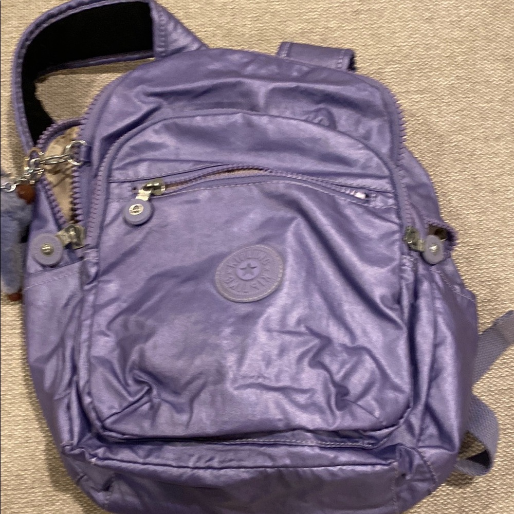 Kipling Purple Backpack - image 1